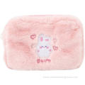 Korean plush new cosmetic bag, high-end, simple, 2021 super hot, good-looking high-value female portable storage bag